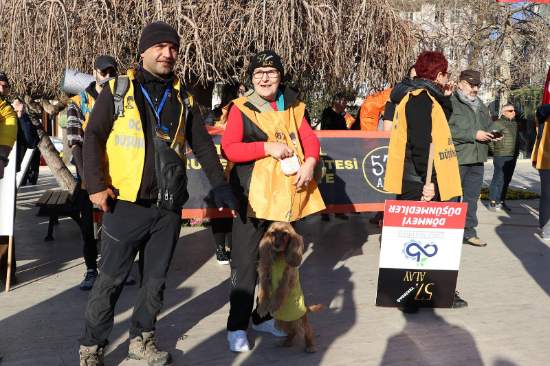 Tekirdağ'dan Çanakkale'ye 57'nci Alay yürüyüşü başladı