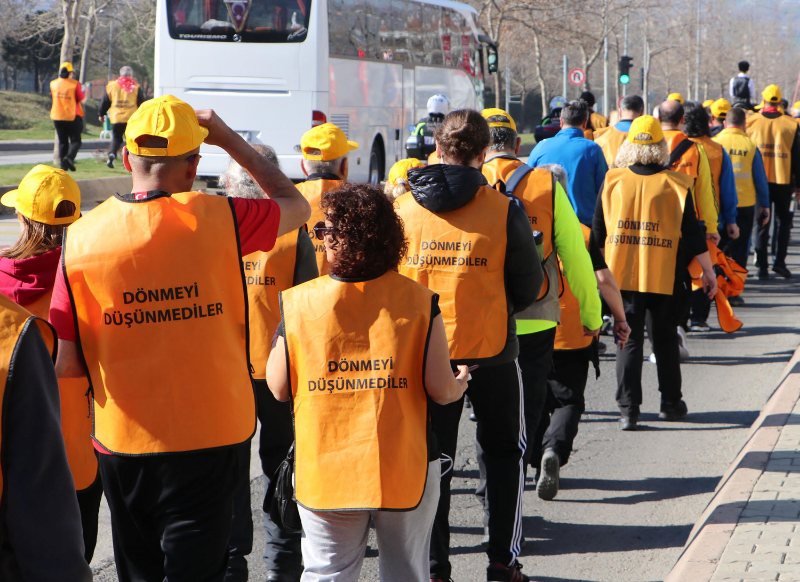 Tekirdağ'dan Çanakkale'ye 57'nci Alay yürüyüşü başladı