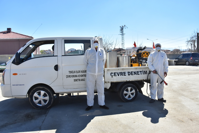 MALKARA'DA 'KORONAVİRÜS' ÖNLEMLERİ BAŞLADI