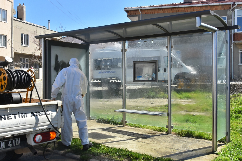 MALKARA'DA 'KORONAVİRÜS' ÖNLEMLERİ BAŞLADI