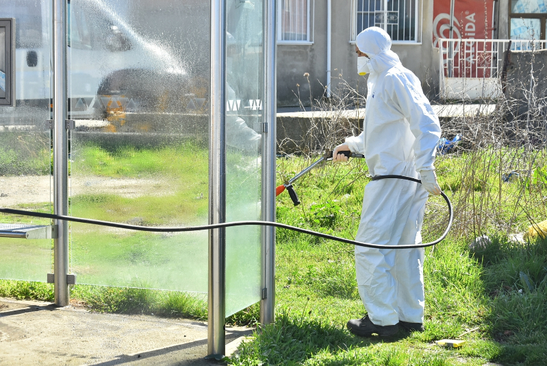 MALKARA'DA 'KORONAVİRÜS' ÖNLEMLERİ BAŞLADI