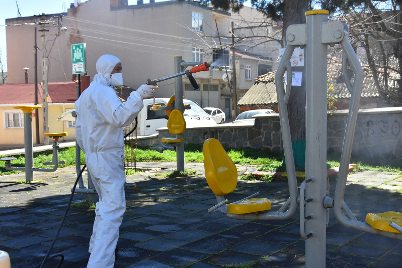 MALKARA'DA 'KORONAVİRÜS' ÖNLEMLERİ BAŞLADI