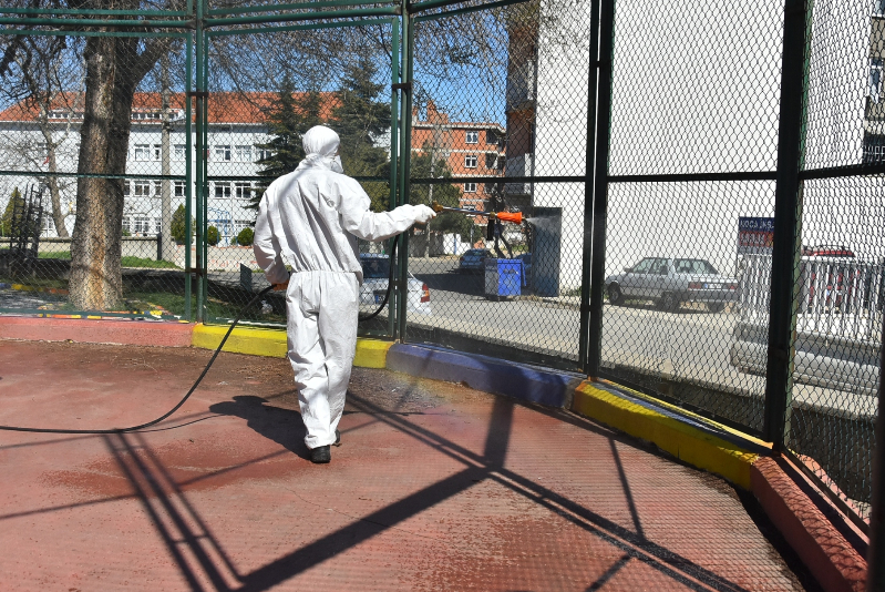 MALKARA'DA 'KORONAVİRÜS' ÖNLEMLERİ BAŞLADI