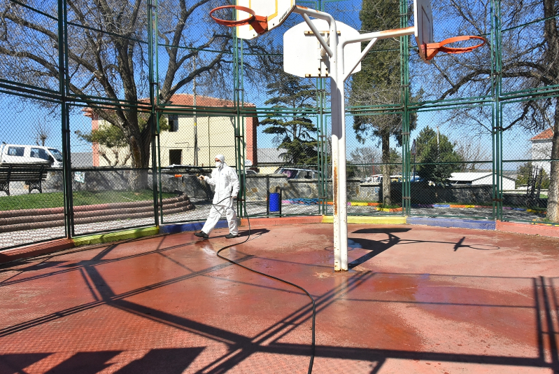 MALKARA'DA 'KORONAVİRÜS' ÖNLEMLERİ BAŞLADI