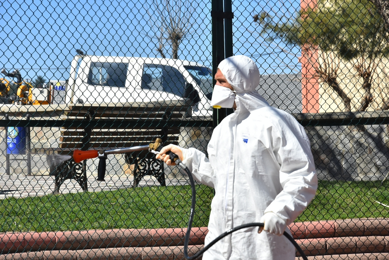 MALKARA'DA 'KORONAVİRÜS' ÖNLEMLERİ BAŞLADI