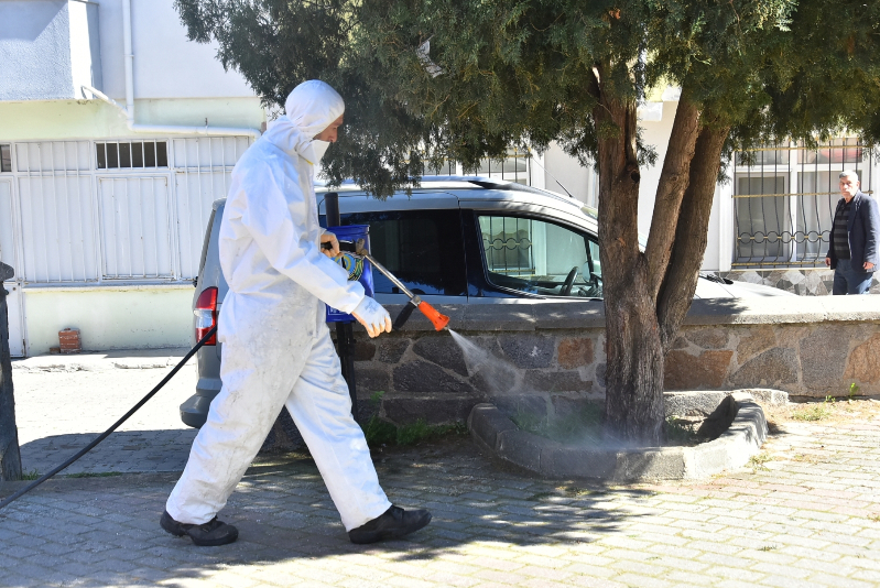 MALKARA'DA 'KORONAVİRÜS' ÖNLEMLERİ BAŞLADI