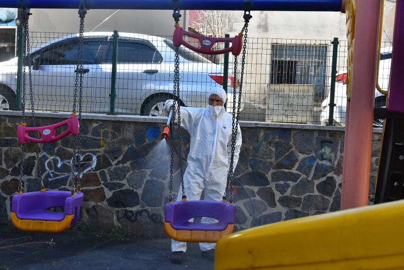 MALKARA'DA 'KORONAVİRÜS' ÖNLEMLERİ BAŞLADI