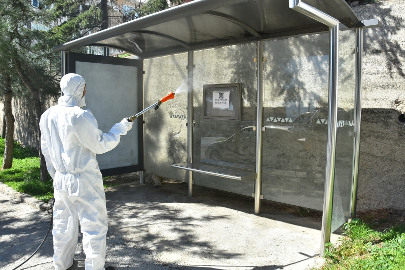 MALKARA'DA 'KORONAVİRÜS' ÖNLEMLERİ BAŞLADI