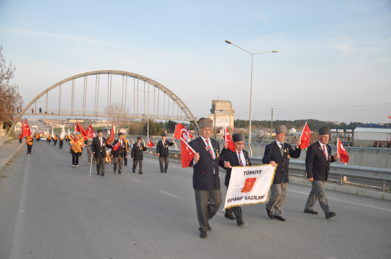 57'nci Alay korteji, Malkara’ya ulaştı