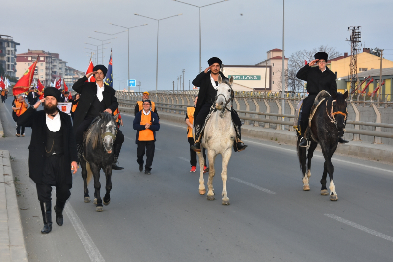 57'nci Alay korteji, Malkara’ya ulaştı