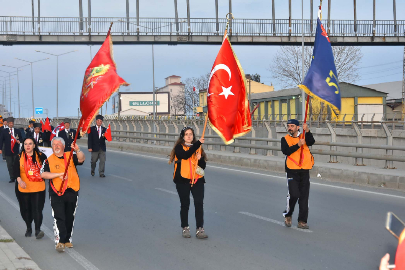 57'nci Alay korteji, Malkara’ya ulaştı