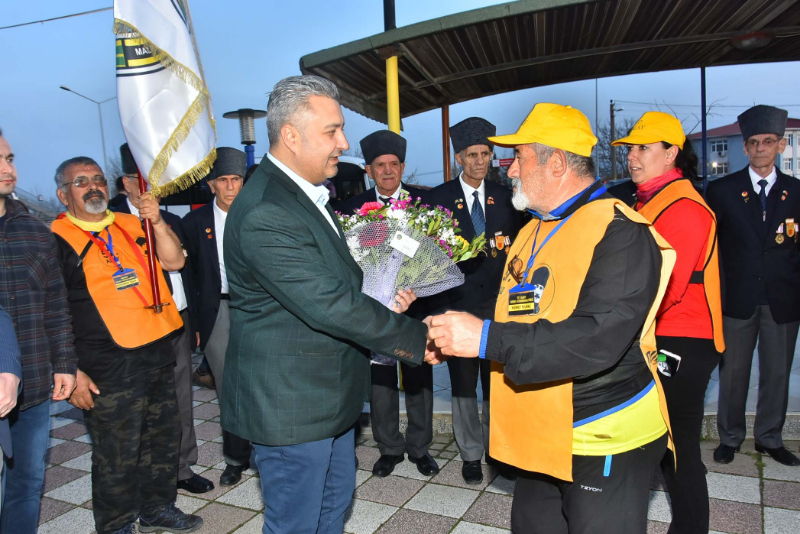 57'nci Alay korteji, Malkara’ya ulaştı