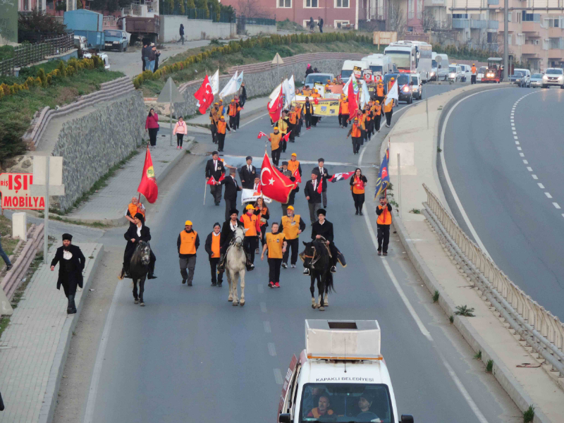 57'nci Alay korteji, Malkara’ya ulaştı