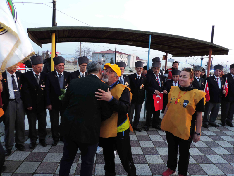 57'nci Alay korteji, Malkara’ya ulaştı