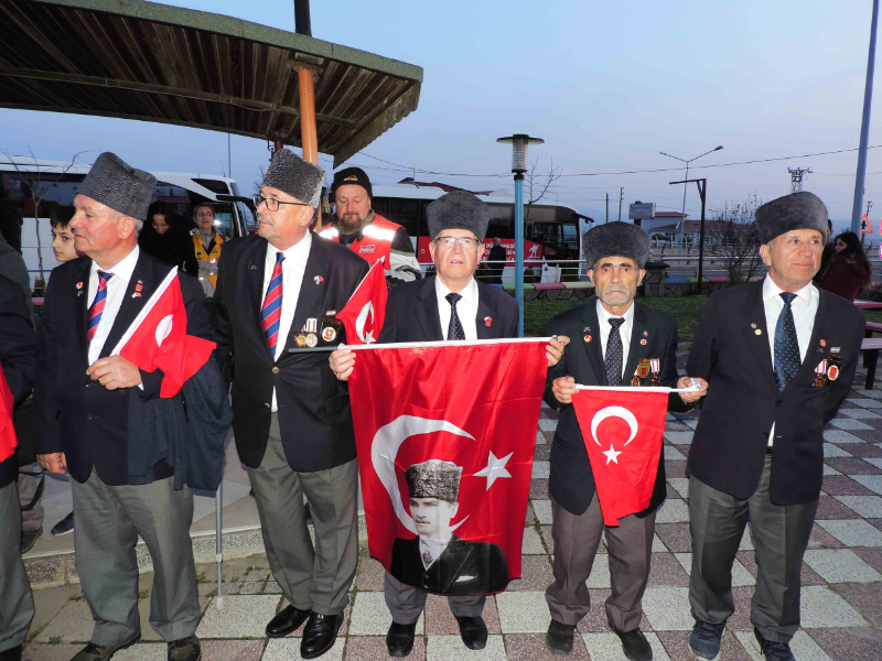 57'nci Alay korteji, Malkara’ya ulaştı