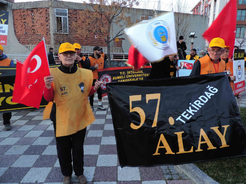 57'nci Alay korteji, Malkara’ya ulaştı