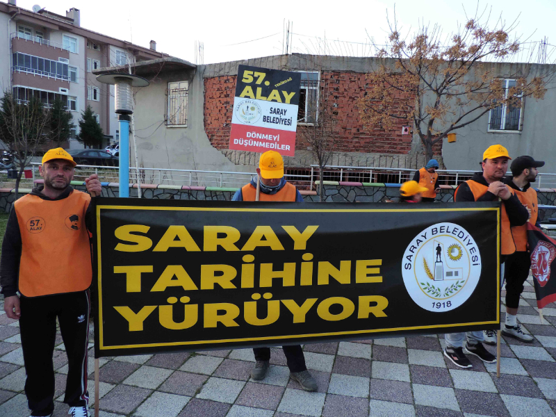 57'nci Alay korteji, Malkara’ya ulaştı