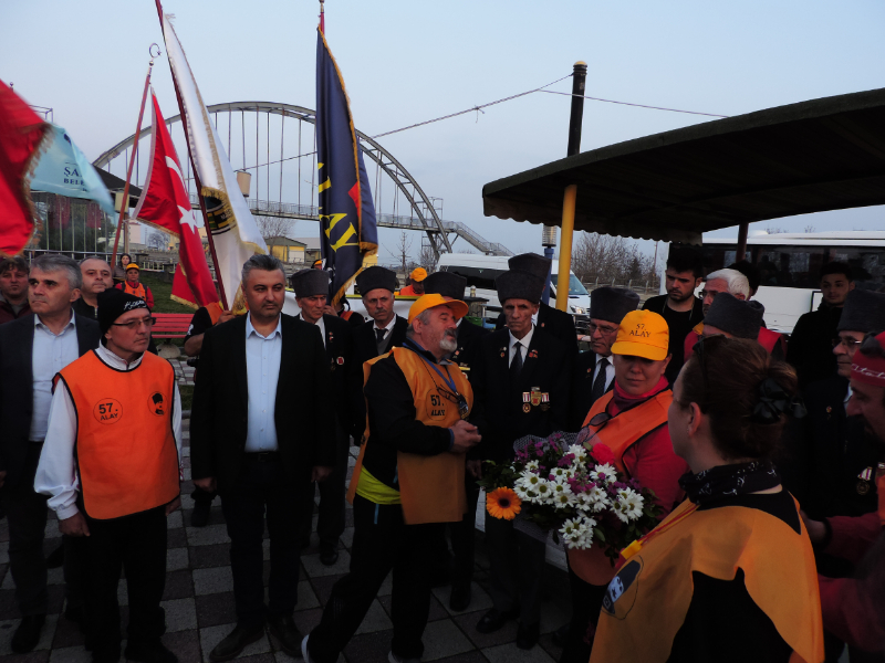 57'nci Alay korteji, Malkara’ya ulaştı