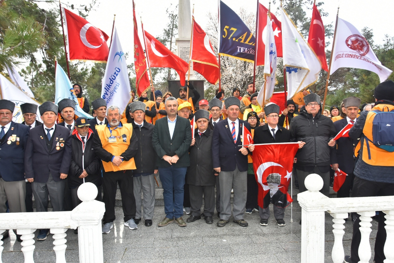57. Alay Yürüyüş Komitesi Çanakkale'ye Uğurlandı