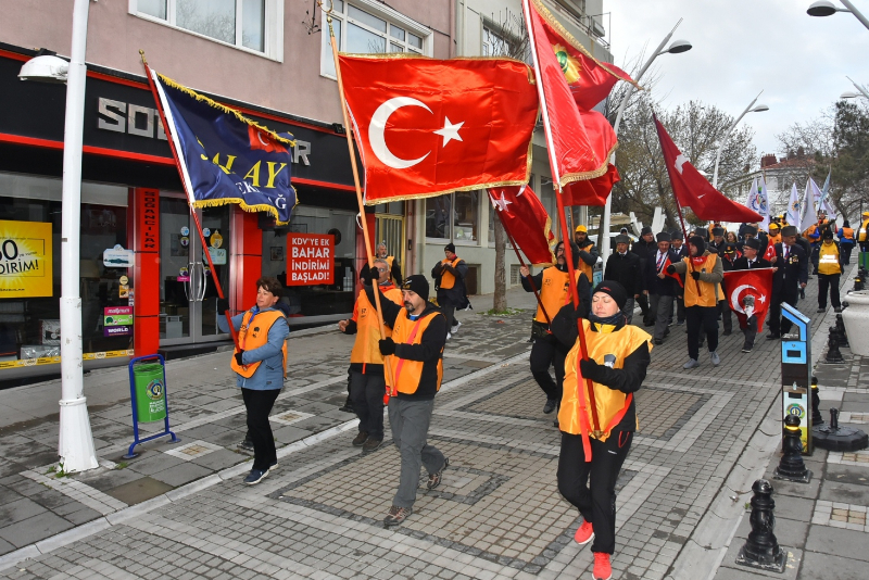57. Alay Yürüyüş Komitesi Çanakkale'ye Uğurlandı