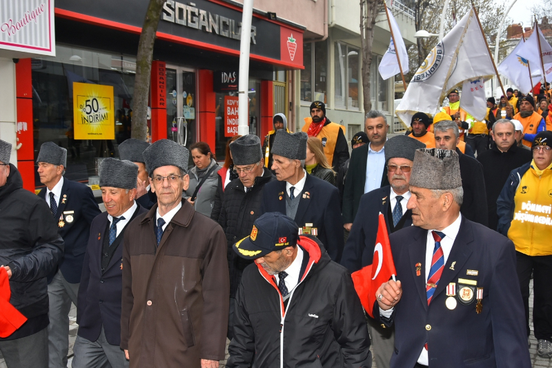 57. Alay Yürüyüş Komitesi Çanakkale'ye Uğurlandı