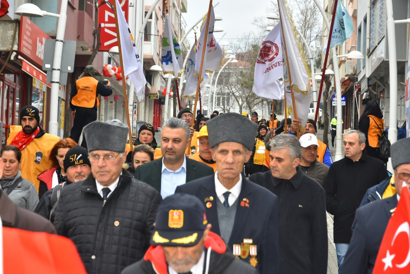57. Alay Yürüyüş Komitesi Çanakkale'ye Uğurlandı