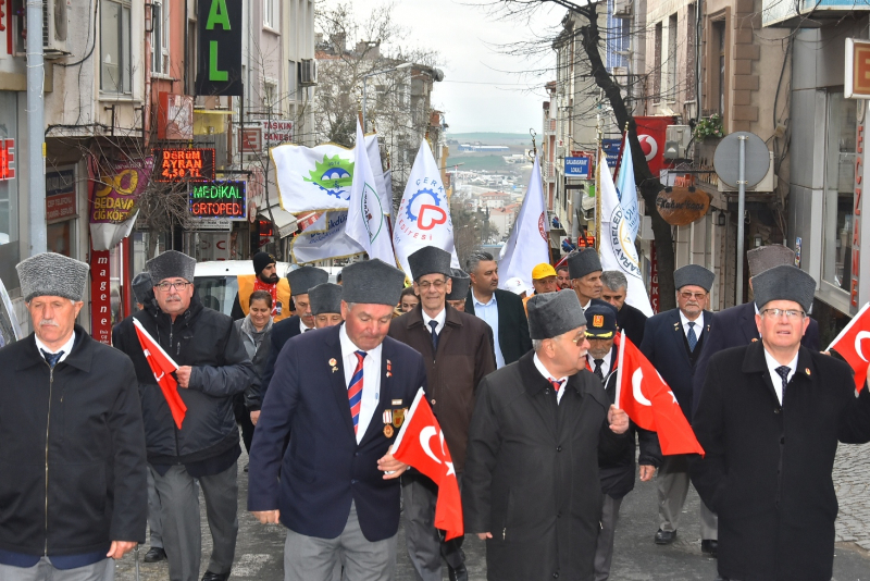 57. Alay Yürüyüş Komitesi Çanakkale'ye Uğurlandı