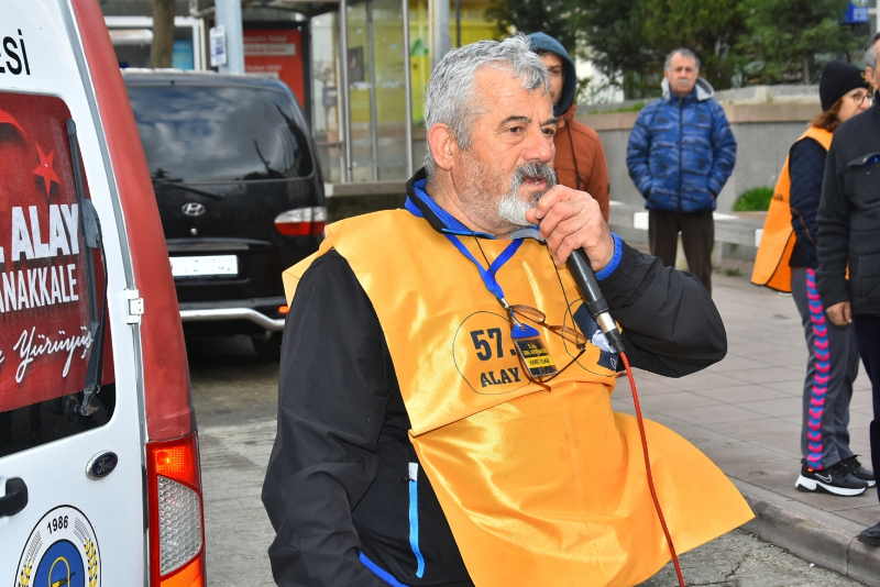 57. Alay Yürüyüş Komitesi Çanakkale'ye Uğurlandı