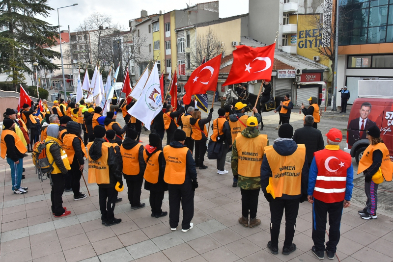 57. Alay Yürüyüş Komitesi Çanakkale'ye Uğurlandı