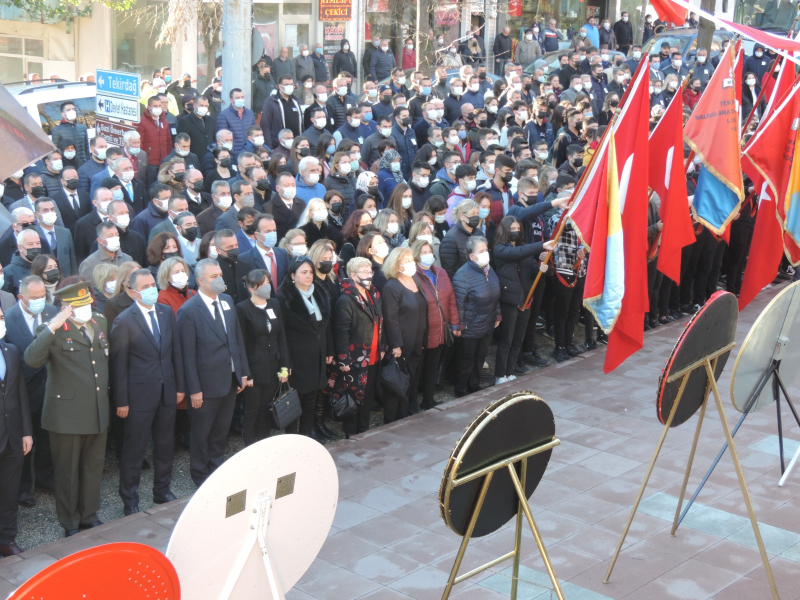 Ulu Önderimiz Atatürk’ü 83. Yıldönümünde Malkara'da Özlemle Andık