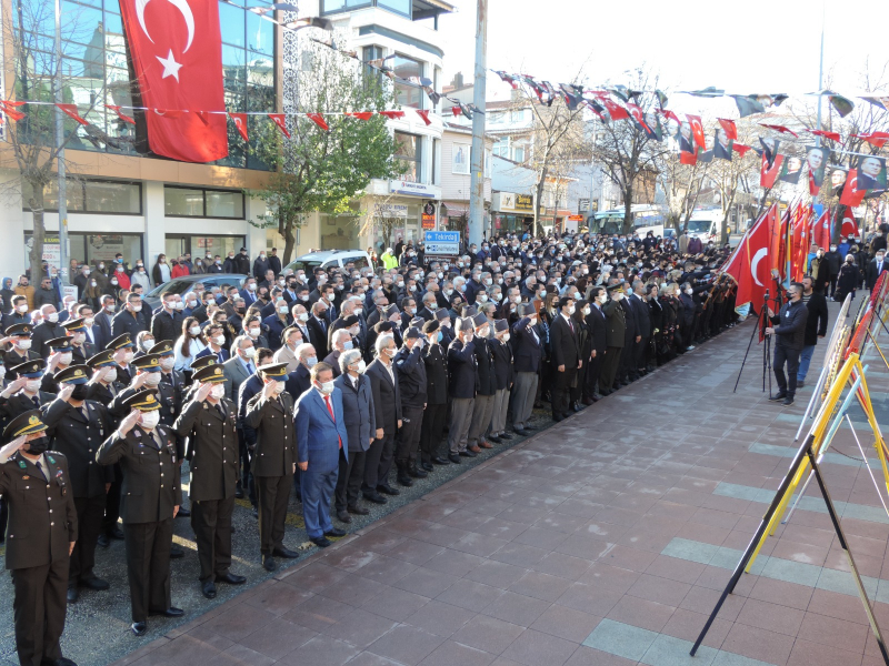 Ulu Önderimiz Atatürk’ü 83. Yıldönümünde Malkara'da Özlemle Andık