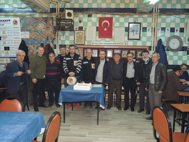 Evren Kahve 12. Geleneksel Tavla Turnuvasına Büyük İlgi!