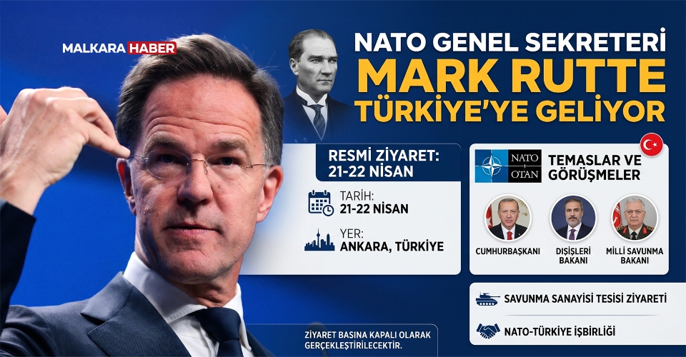 NATO Genel Sekreteri Rutte, yarın Türkiye'ye gelecek