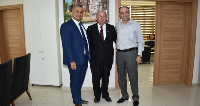 Başkan Yurdakul'dan Büyükşehir Belediye Başkanı Kadir Albayrak'a Ziyaret