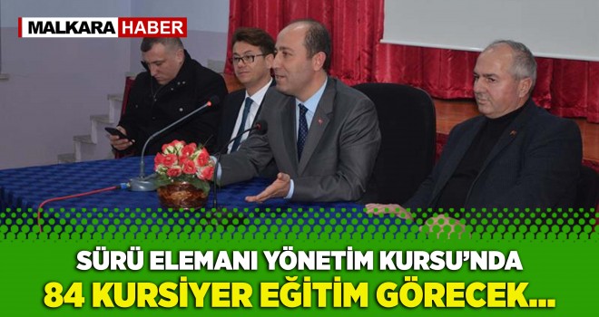 Sürü Yönetimi Elemanı Kursu Açıldı