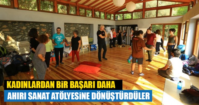 Ahır Sanat Atölyesine Dönüştü