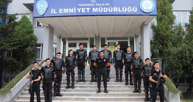 Tekirdağ’da Özel Tim Amirliği oluşturuldu