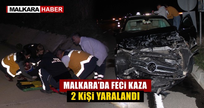 Kadıköy Kavşağında Kaza; 2 Yaralı