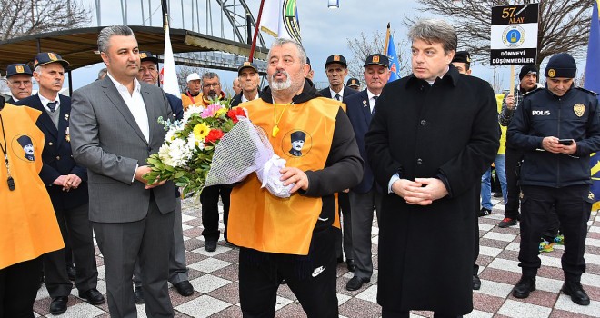 57. Alay Malkara'da Coşkuyla Karşılandı