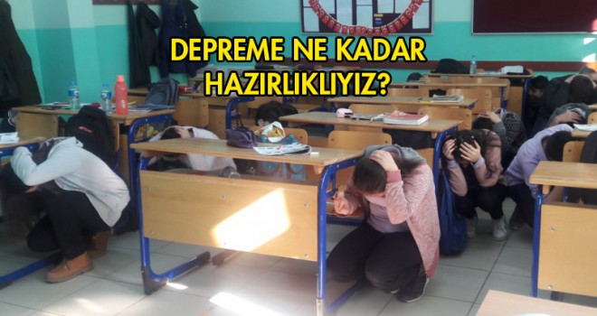 Okul’da Deprem Tatbikatı!