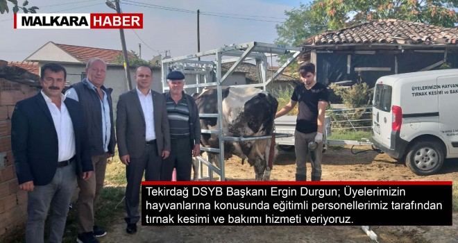 Tekirdağ DSYB’den Üyelerine Bir Hizmet Daha!