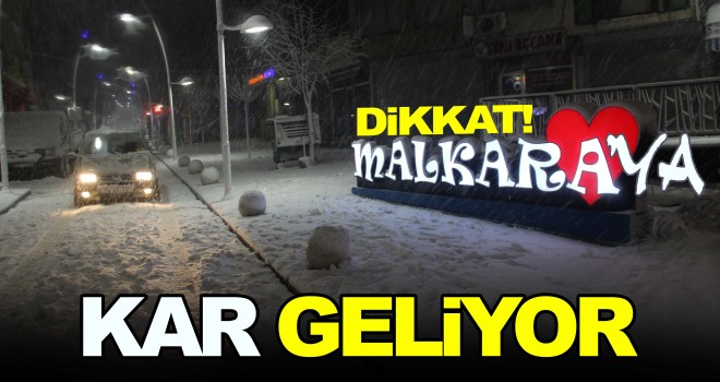 Dikkat! Malkara’ya Kar Geri Geliyor