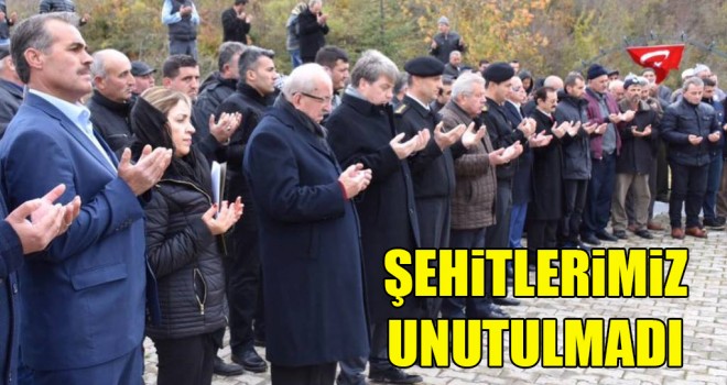 Sağlamtaş Derin Çatak Şehitleri Anıldı
