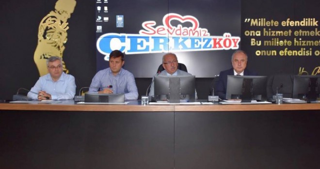 Çerkezköy İlçesindeki Yatırımları Değerlendirildi