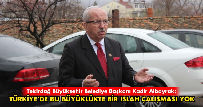 Tekirdağ Büyükşehir Belediyesi Malkara’da Mera Islah Projelerine Devam Ediyor