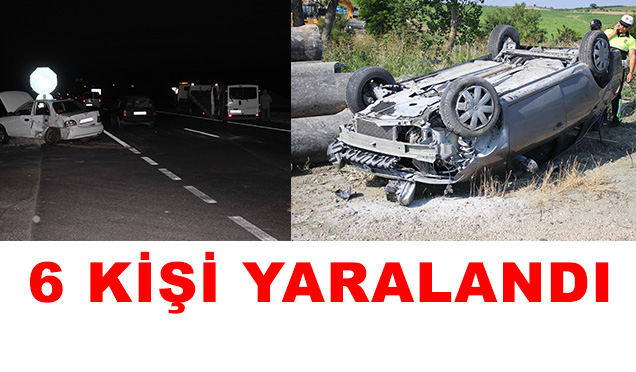 MALKARA’DA KAZA 6 YARALI