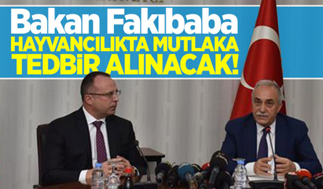 Bakan Fakıbaba'dan: Hayvancılıkla ilgili ilk açıklama!