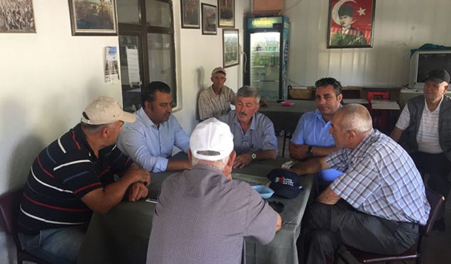 Başkan Yurdakul’dan, Haliç Ve Sarıpolat Mahallelerini Ziyaret