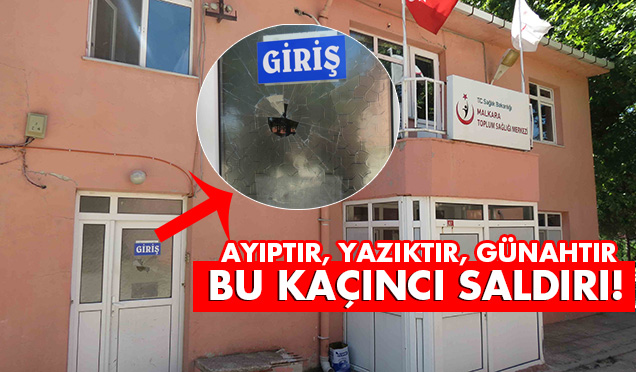 Malkara’da Sağlık Merkezinin Camlarını Kırdılar
