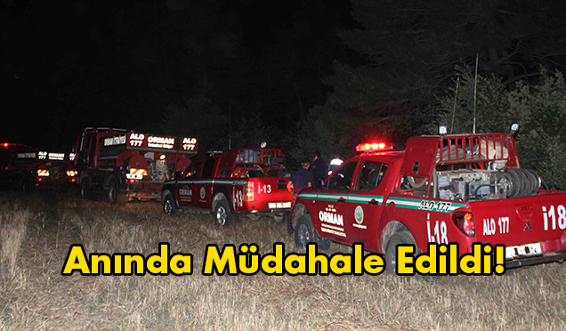 MALKARA’DA KORKUTAN YANGIN